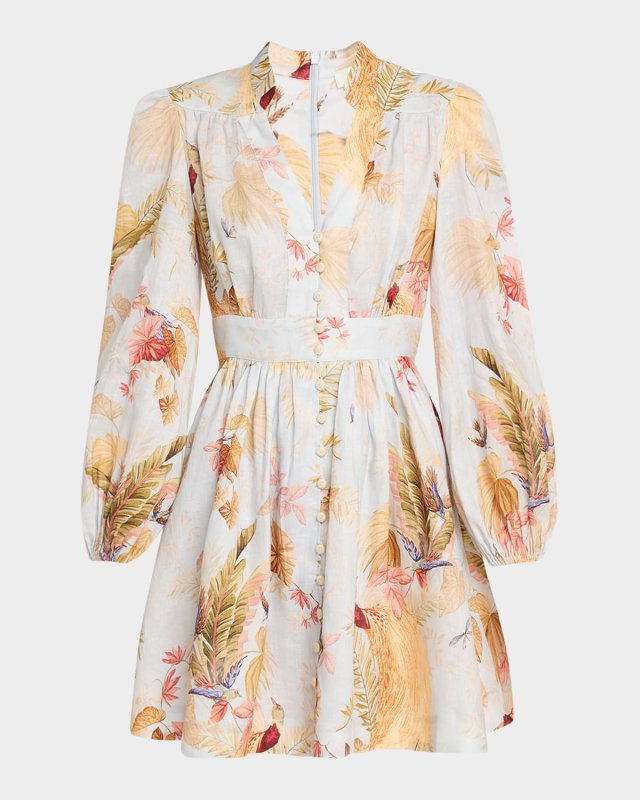 Ascension Plunge Mini Dress